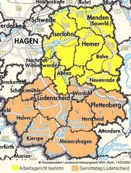 Karte des Gerichtsbezirks Karte des Gerichtsbezirks